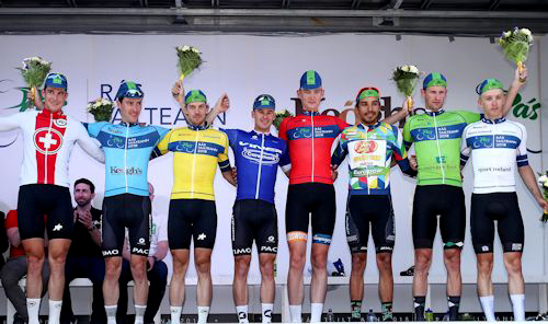 Stage 6 leaders jerseys Ras Tailteann, Pro Cycling, Ireland