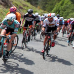 Luuc Bugter leads the main bunch up Drumgoff 26/5/2018