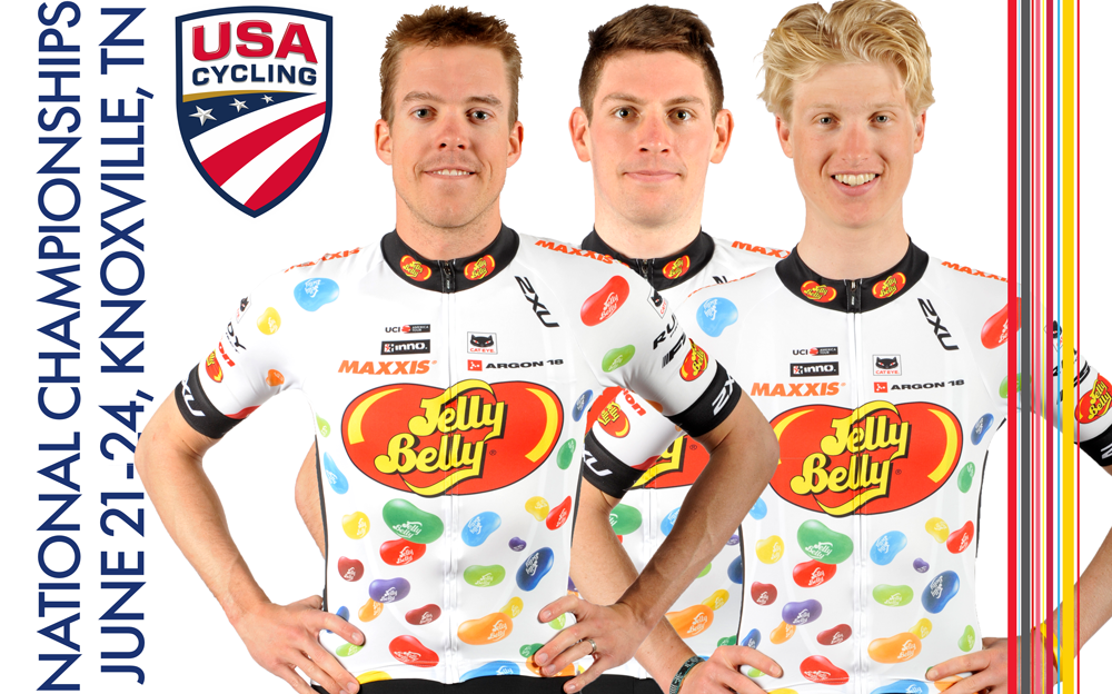 Jelly belly cycling team top